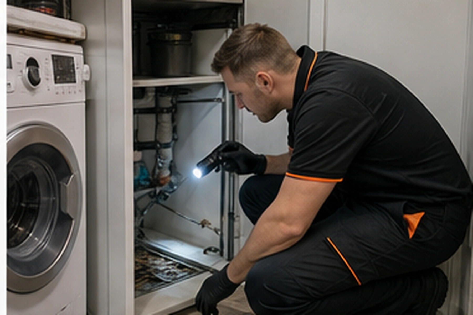 Dead Animal Removal London hero image showing a professional pest technician in London