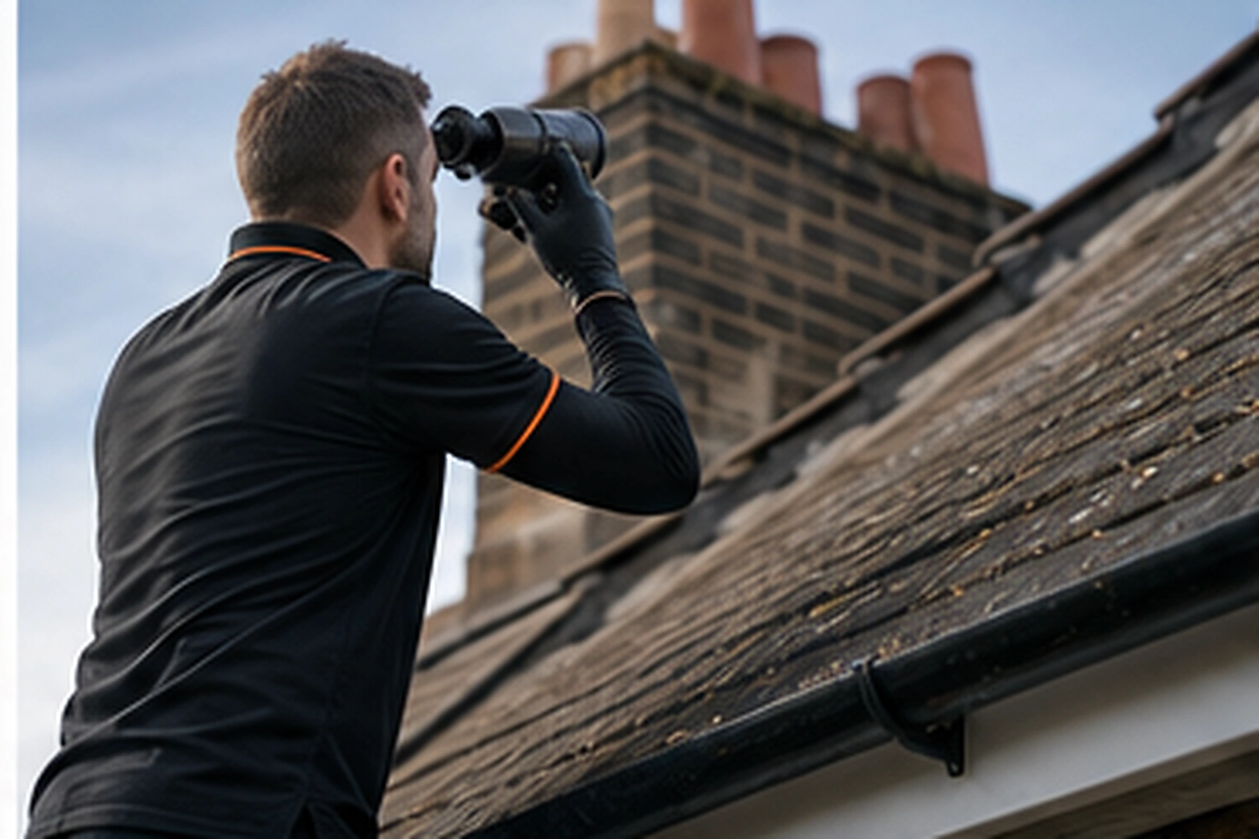 Emergency Pest Control London hero image showing a professional pest technician in London
