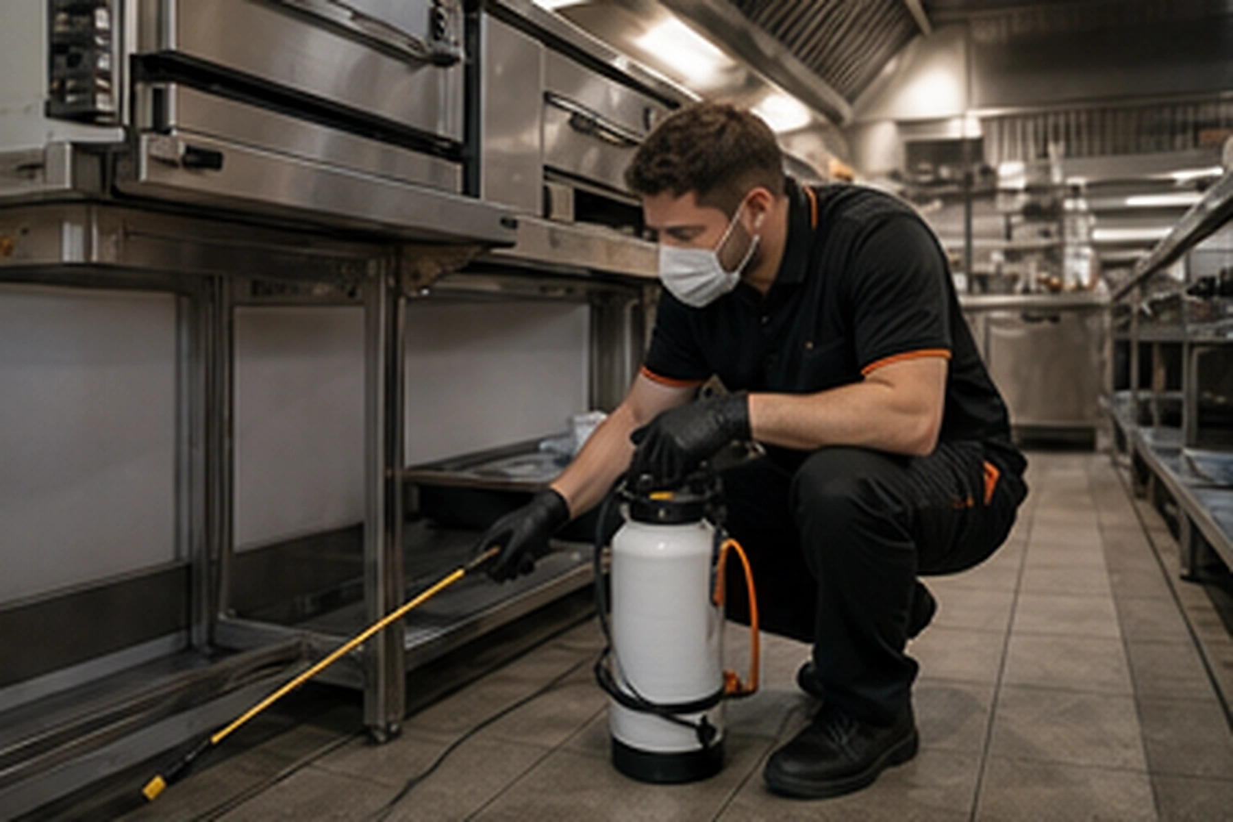 Pest Inspection London hero image showing a professional pest technician in London